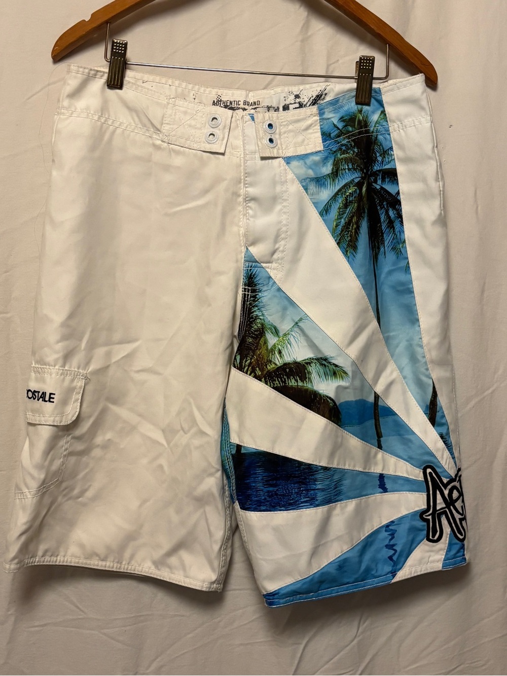 Y2K Aeropostale surfer board shorts